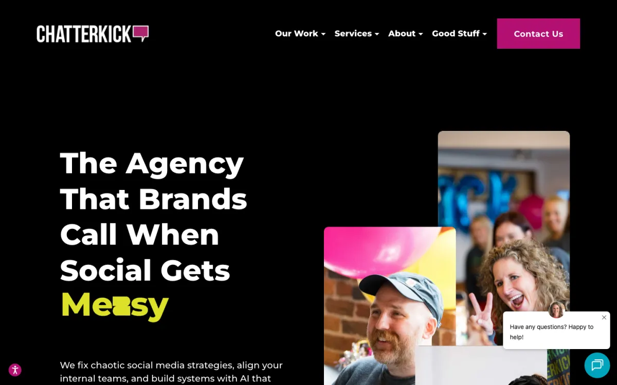 Chatterkick homepage, captured September 28, 2026